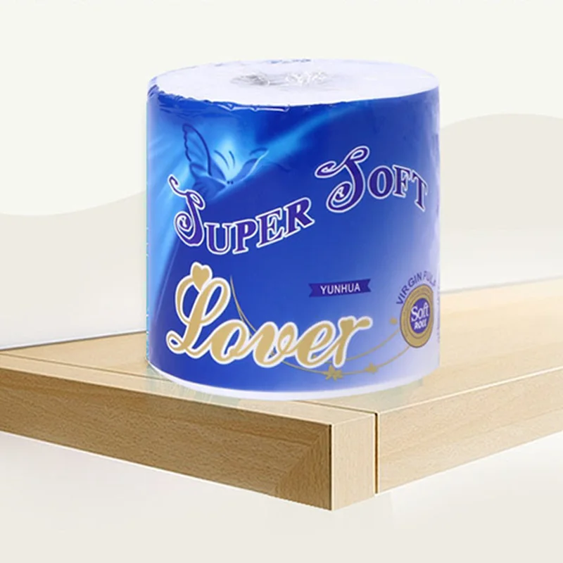 6 рулонов туалетной бумаги 3 слоя мягкой и удобной рулон хлопчатобумаги приятная