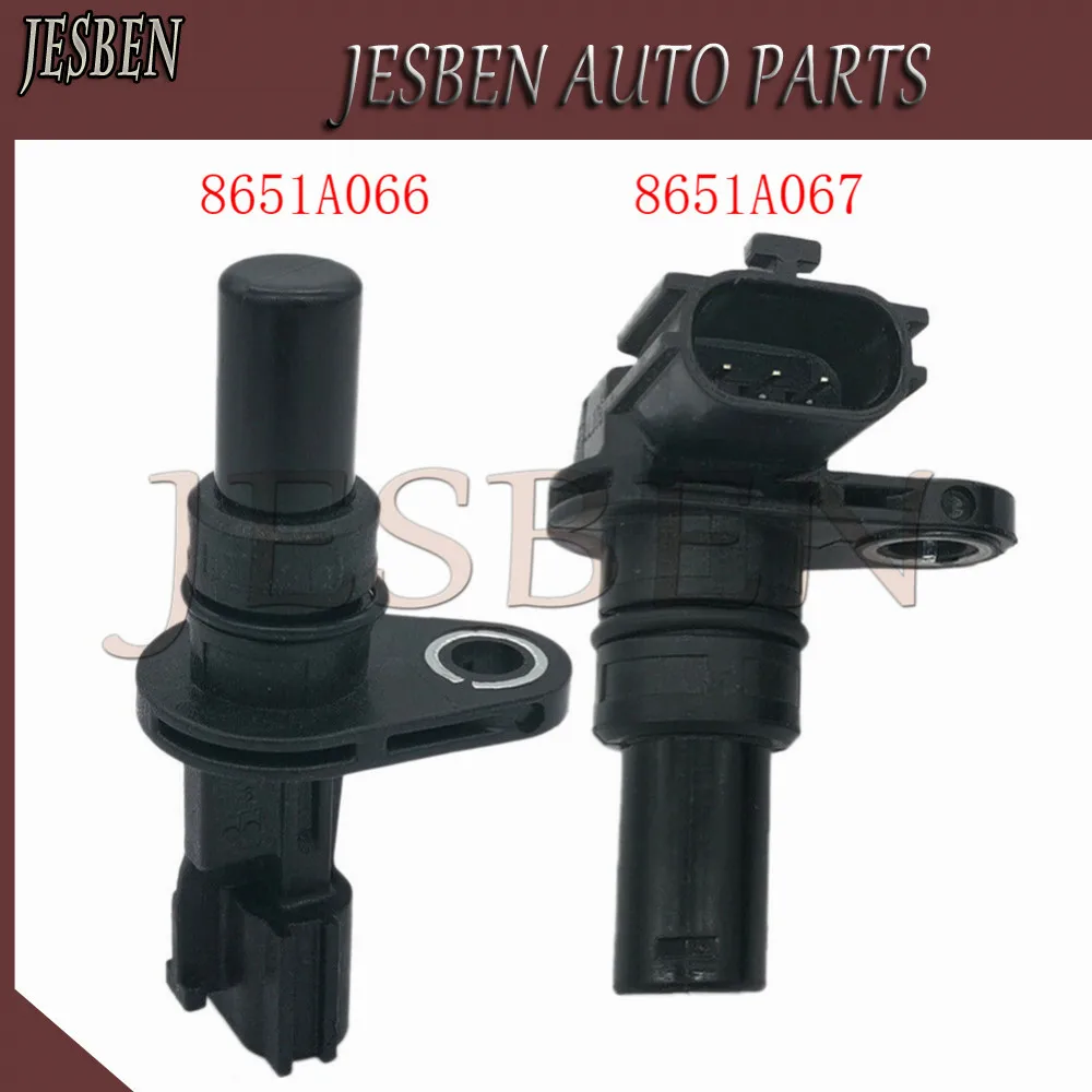 

2PCS 8651A067 8651A066 RPM Rotation Transmission Input & Output Speed Sensor For Mitsubishi Lancer Outlander 2.0L 2.4L 2008-2011