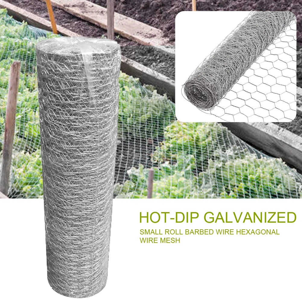 0.35x4m Galvanized Netting Protect Flowers Anti-poultry Lightweight Accessories For Garden DIY Craft Flexible Chicken Wire Mesh