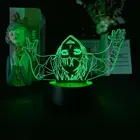 Аниме Токийский Гуль Juuzou сузуя 3d лампа для детской спальни Декор Светильник крутой подарок на день рождения Токийский Гуль светодиодный ночсветильник Juuzou