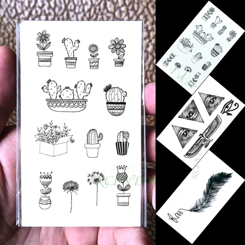 

Waterproof Temporary Tattoo Sticker Color Flower Unicorn Snake Planet Small Tatto Flash Tatoo Fake Tattoos For Women Men Kid