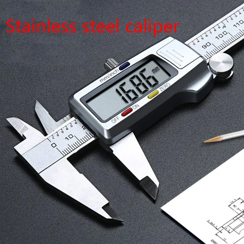 

6-Inch 150mm digital calipers Stainless Steel Electronic Digital Vernier Caliper Y5JA