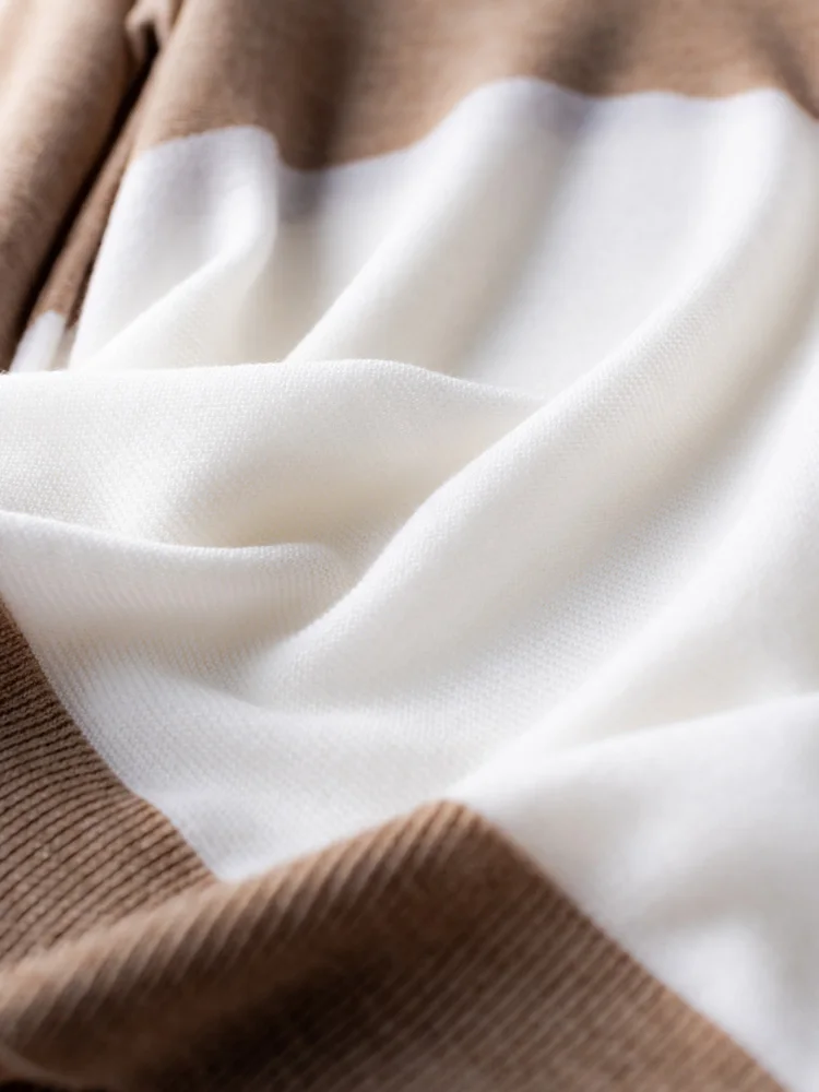 Women's Brown Oversize Mould Long Pockets Knitwear Cardigan
