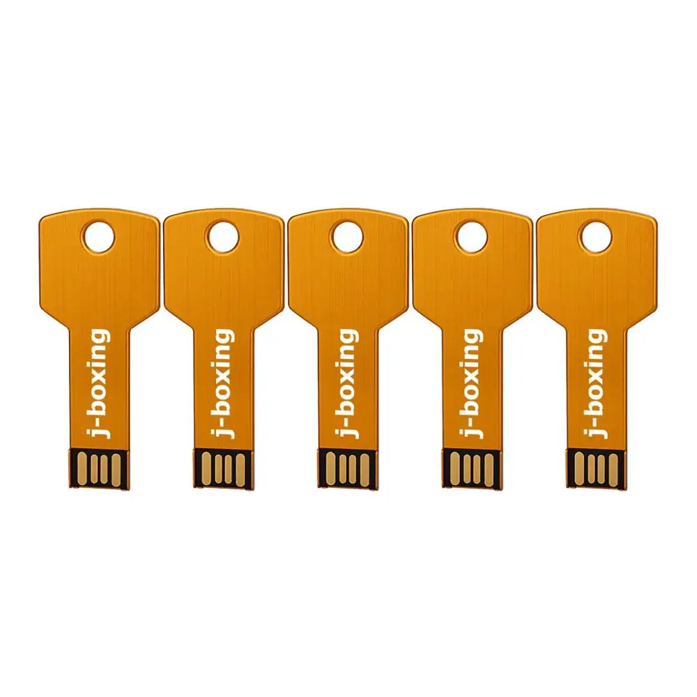 USB флеш накопитель J boxing 5 шт. в форме ключа 8 ГБ 16 32 карты памяти накопители 1 2 4 Гб|USB