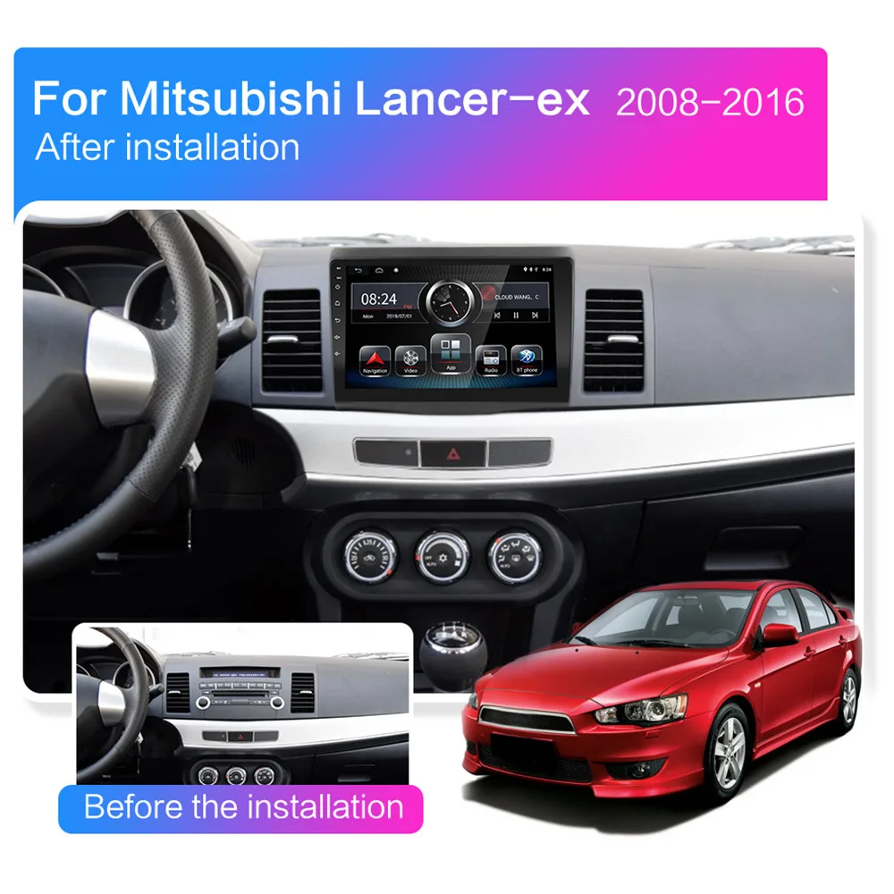 Автомобильный dvd мультимедиа для MITSUBISHI LANCER 2007 2008 2009 2010 2011 2012 2013 2014 2015 радио Gps