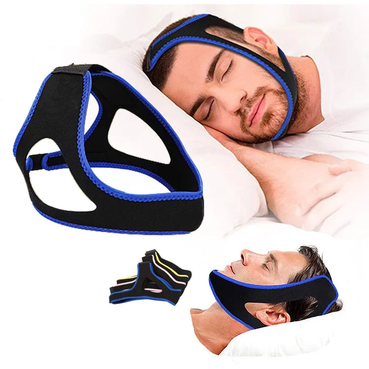 Неопрен Anti Snore ремешок для подбородка ремень анти апноэ челюсти решение антихрап