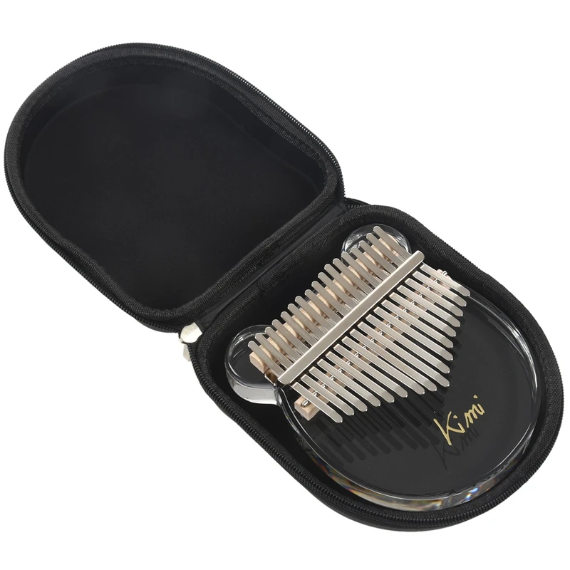 Кристально прозрачный калимба инструмент большой палец пианино с тюнером