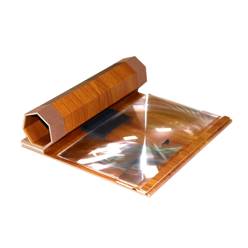 Red wood pattern 3d Phone Screen Amplifier 12 inch mobile amplifier Folding Screen Amplifier For Xiaomi Samsung Huawei Apple - Цвет: Red wood pattern