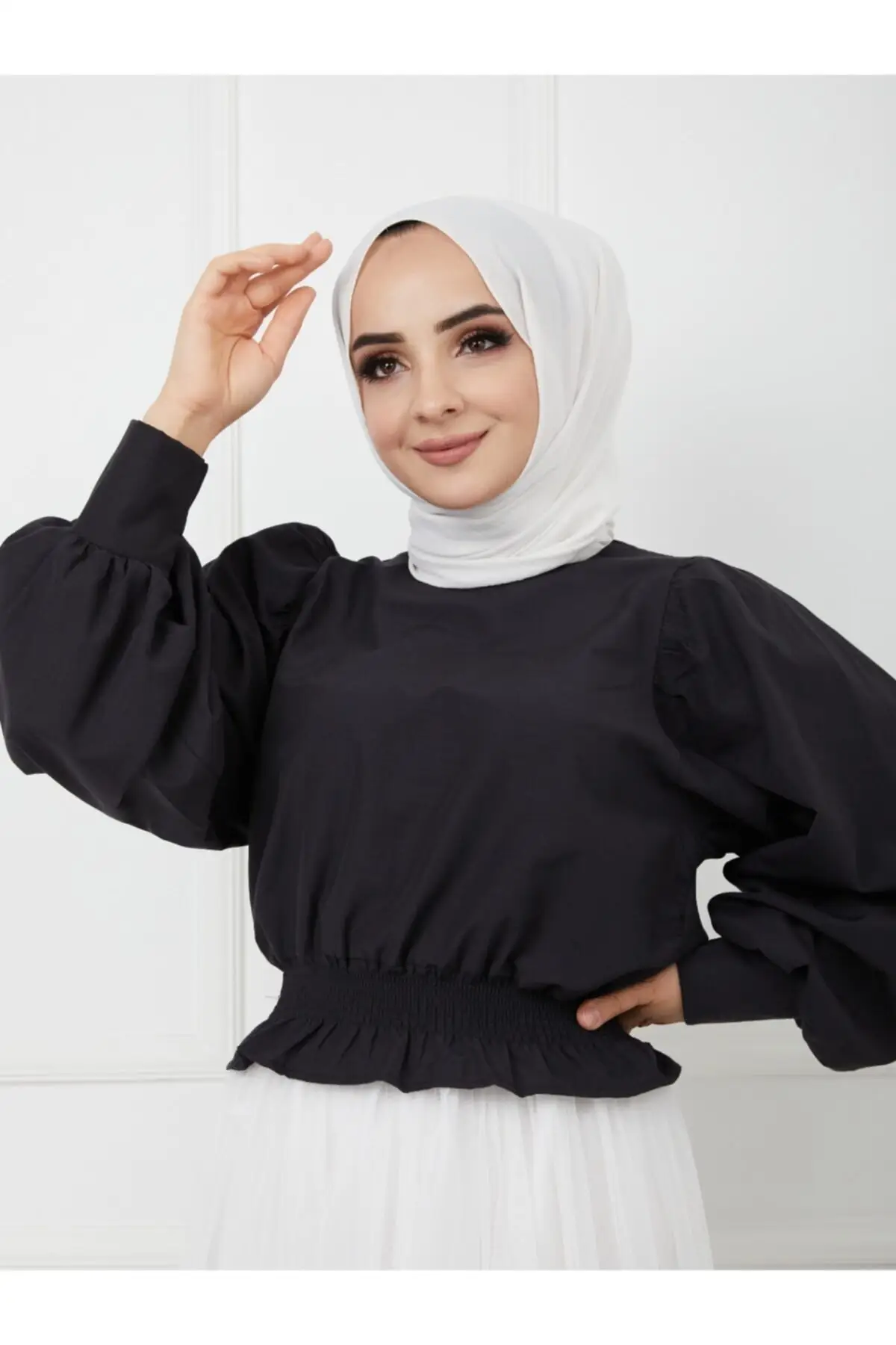 Женская черная юбка рубашка с рисунком шаров рукавов и шин рубашки для девочек