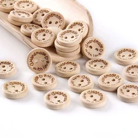 fashion handmade lettering wooden diy craft sewing buttons scrapbooking