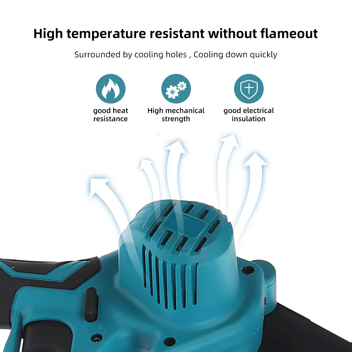 

4 inch 800W Mini Cordless Electric Saw Thermostat Chainsaw with 2pcs Lithium Battery 3300rpmFor Logging Wood Cutting Power Tools