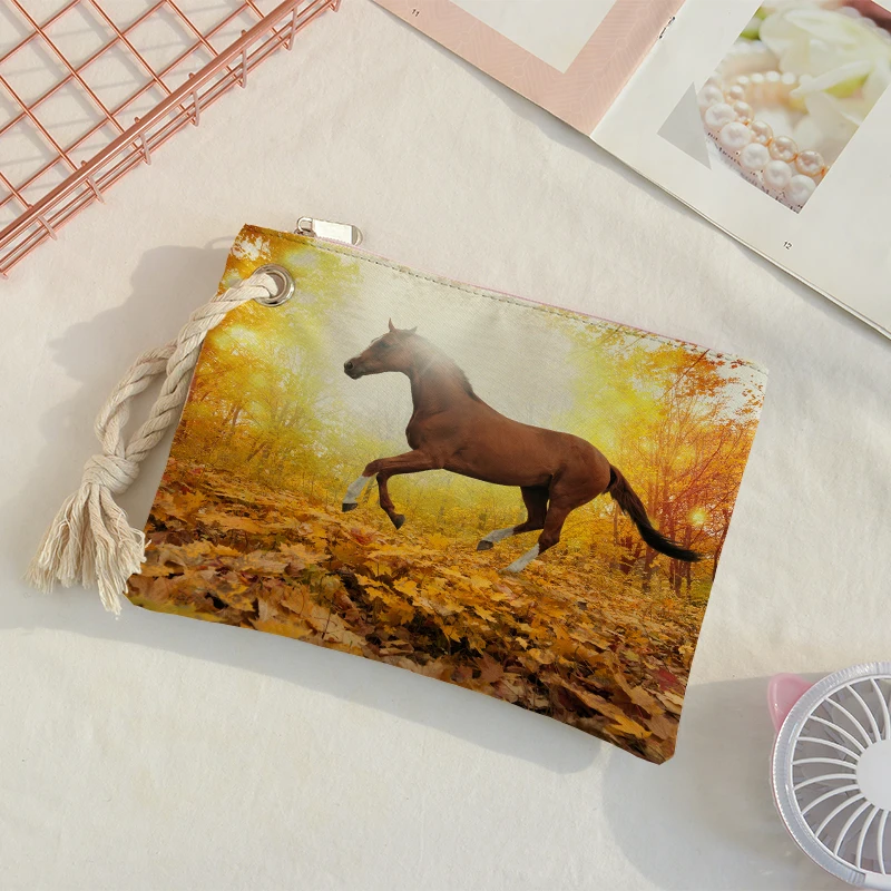 Индивидуальная женская сумка с принтом милого кота льняные сумки-тоуты логотипа