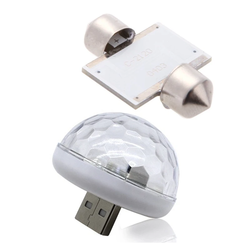 3 Вт COB светодиодный потолочный светильник для салона автомобиля лампа 31 мм белый