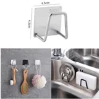 Кухня инструменты Нержавеющаясталь подставка для спонжей слив сушилка самоклеющиеся раковина полка Кухня-органайзер для компьютерных аксессуаров гаджеты