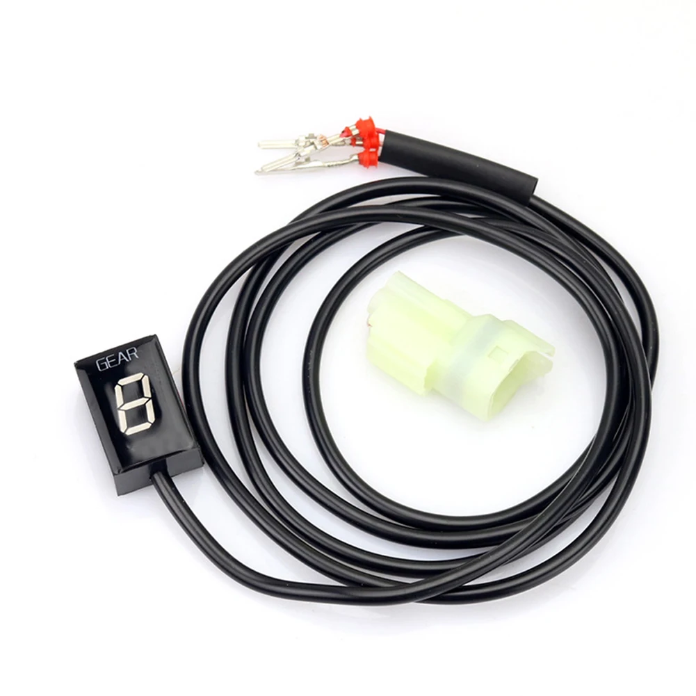 

2019 Hot Motorcycle Gear Indicator Red LED Wire Backside Outlet Waterproof for Motorbike For Kawasaki J99