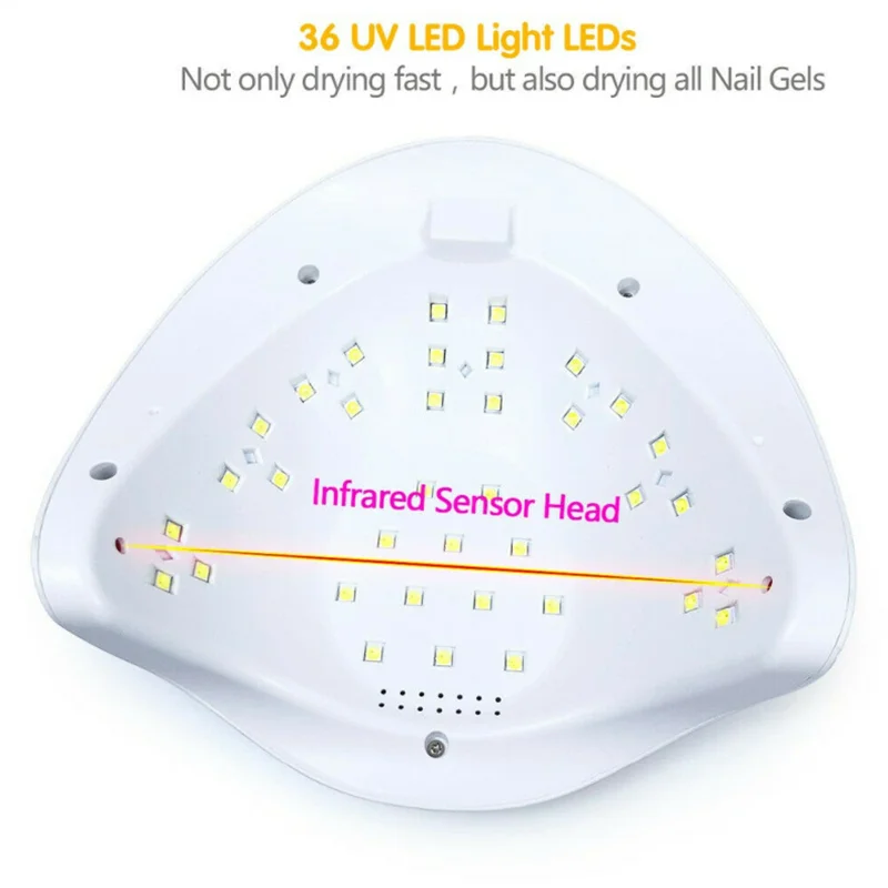 80 Вт для ногтевой фототерапии машина светодиодный светильник быстросохнущие
