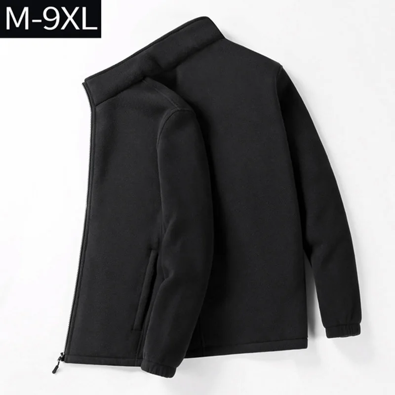Осенние мужские однотонные куртки повседневная мужская верхняя одежда флисовая