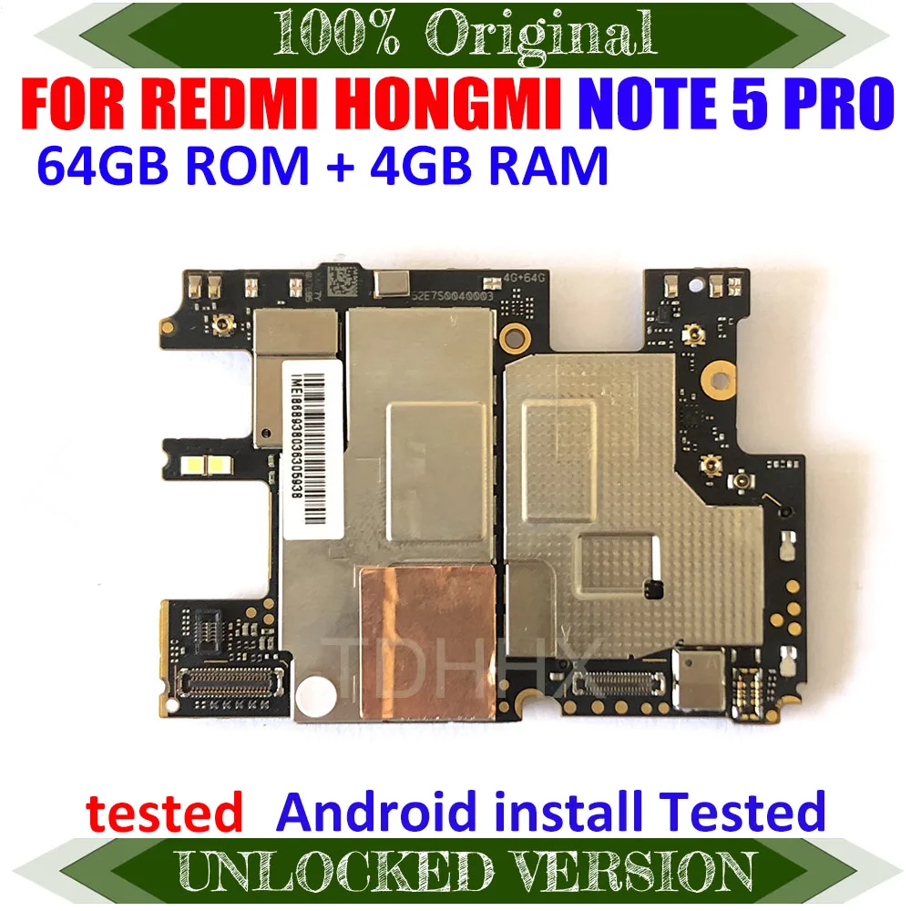 4G + 64128G 3G 32G 100% разблокированная оригинальная материнская плата TDHHX Полная работа