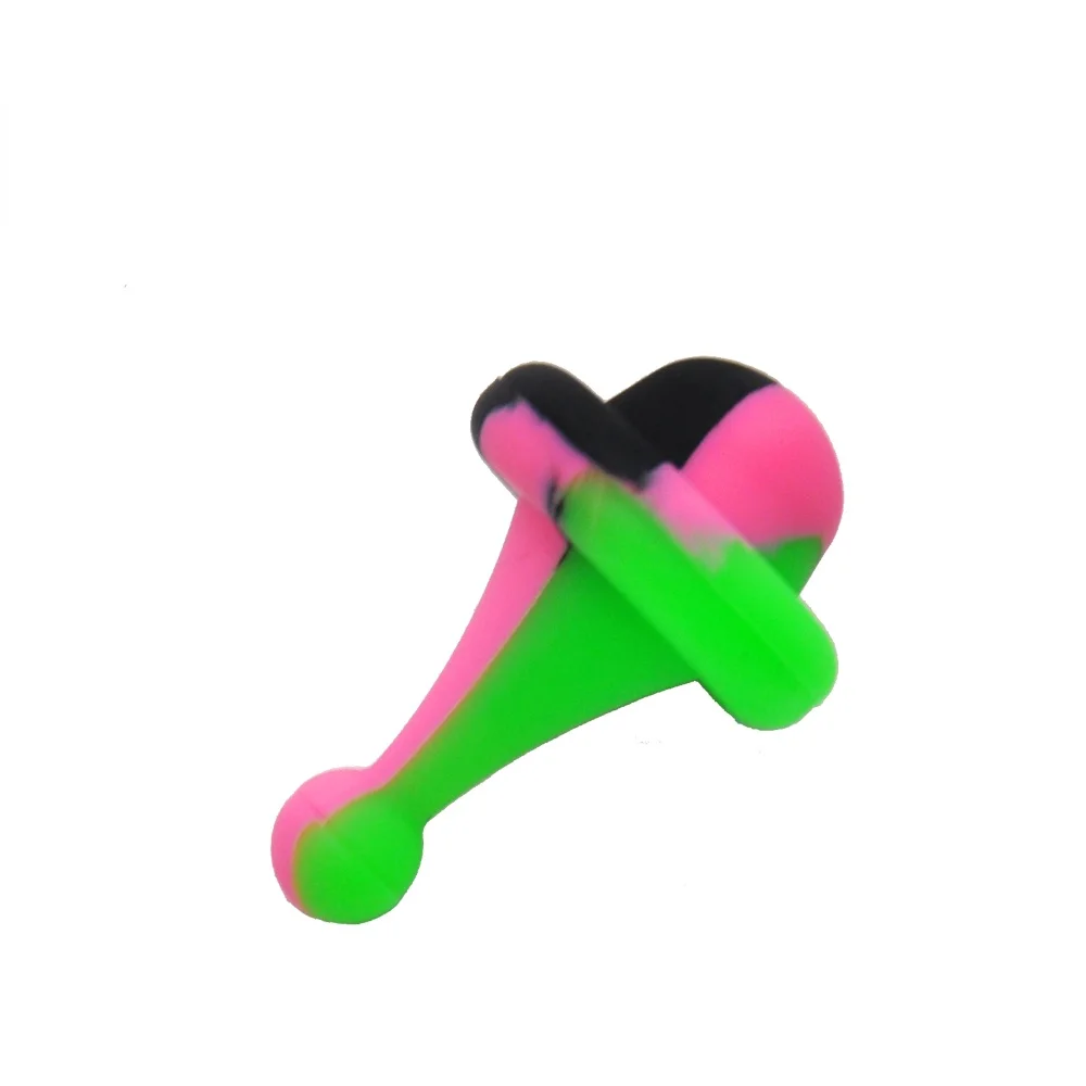 2PC Premium Gyro Shape FDA Silicone Carb Cap Dabber Wax Oil Tool 40 MM / 1.57 Inch Handle Cavers Accessories |