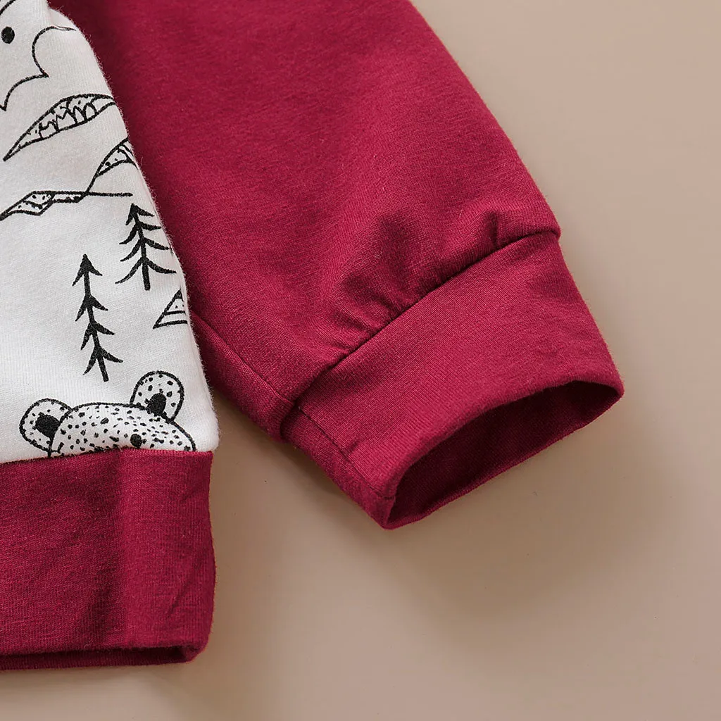 Одежда для маленьких девочек футболка с капюшоном и надписью новорожденных