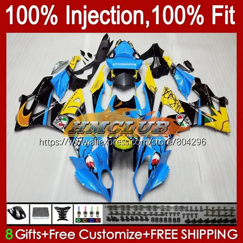 

Инъекция OEM для BMW S 1000RR Shark blue hot 1000 RR S1000-RR 105No.2 S1000RR 15 16 17 18 S1000 RR 2015 2016 2017 2018 обтекатели