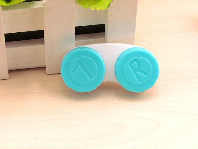 

1pcs Color Contact Lenses Case Cute Contact Lens Case for Eyes Contacts Travel Kit Holder Lens Container