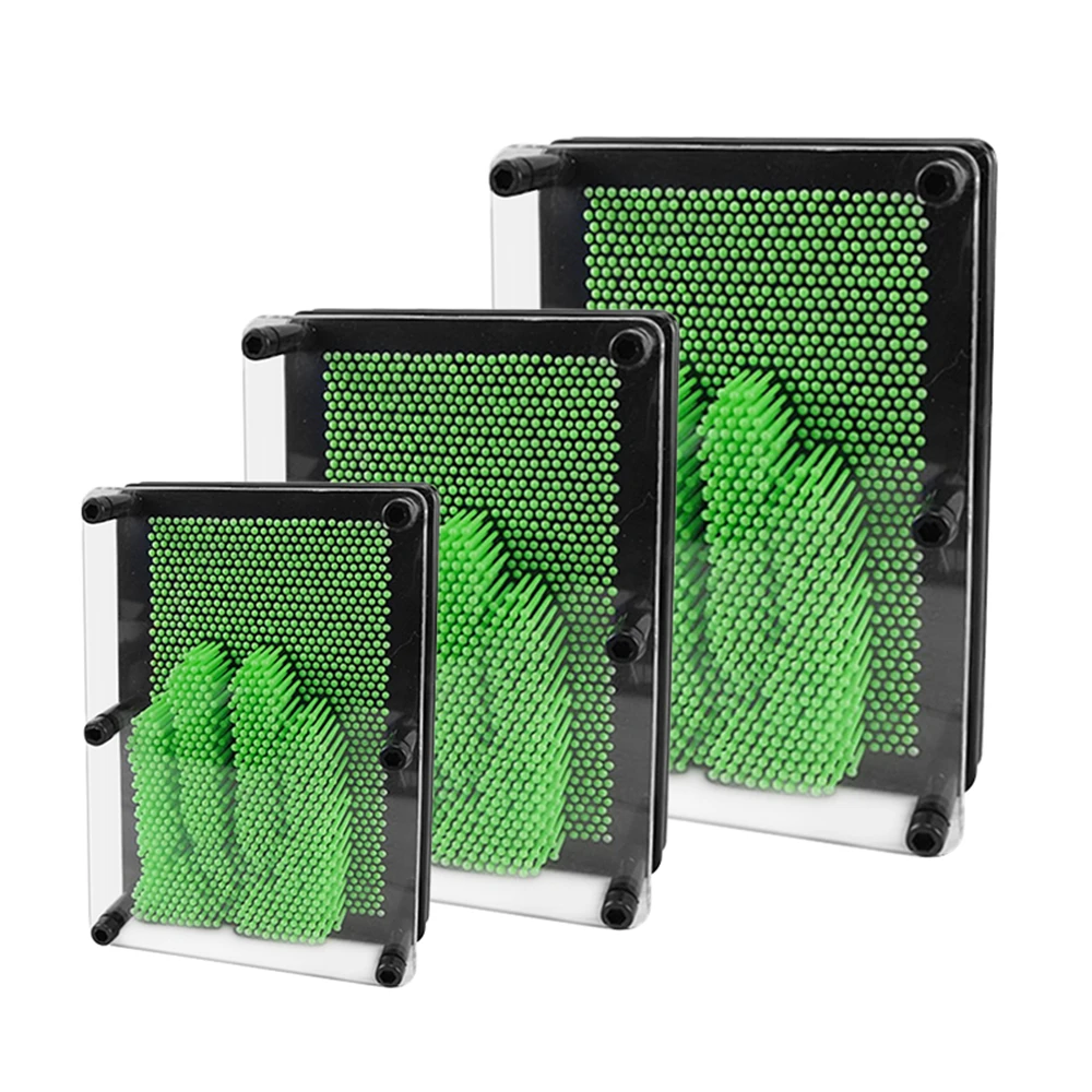 Волшебная 3D Ручная игла резьба Форма стерео фигурки жестов миниатюрные DIY Pin Art