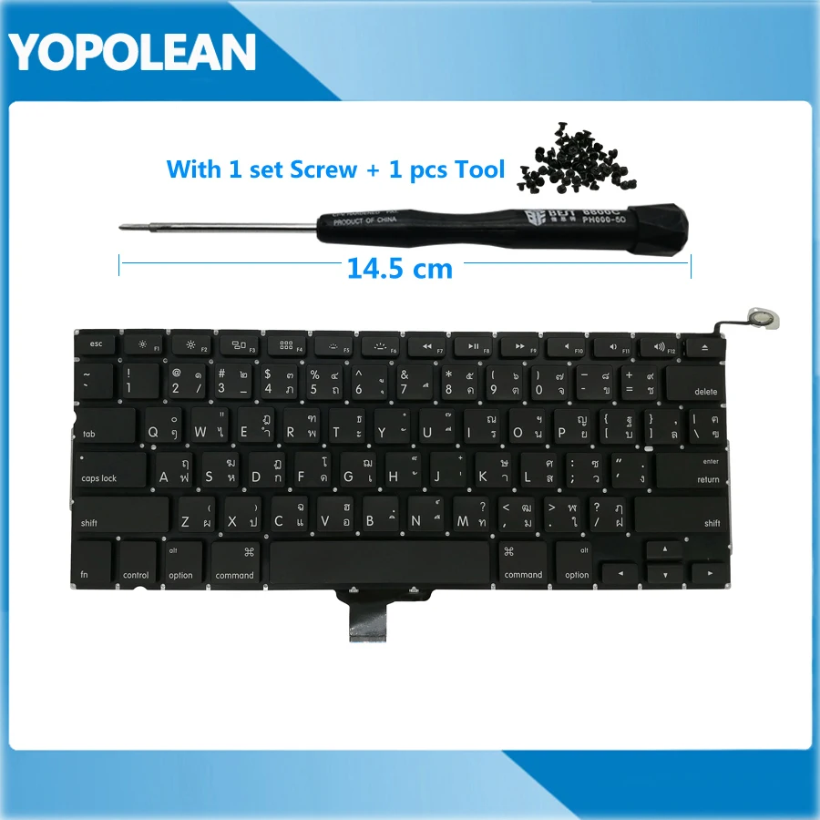 

Новая тайская клавиатура из таиланда для Macbook Pro 13 "Unibody A1278 2009 2010 2011 2012