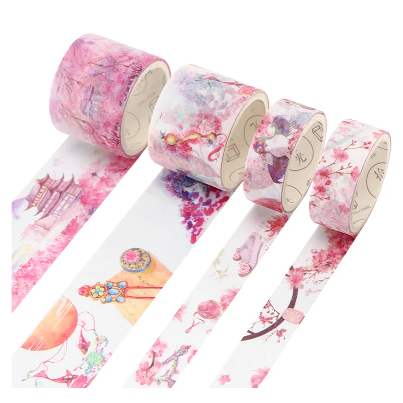 

80 pcs/lot DIY Paper Washi Masking Tapes Literary art small fresh girl decorative adhesive tape stickers/School Supplies