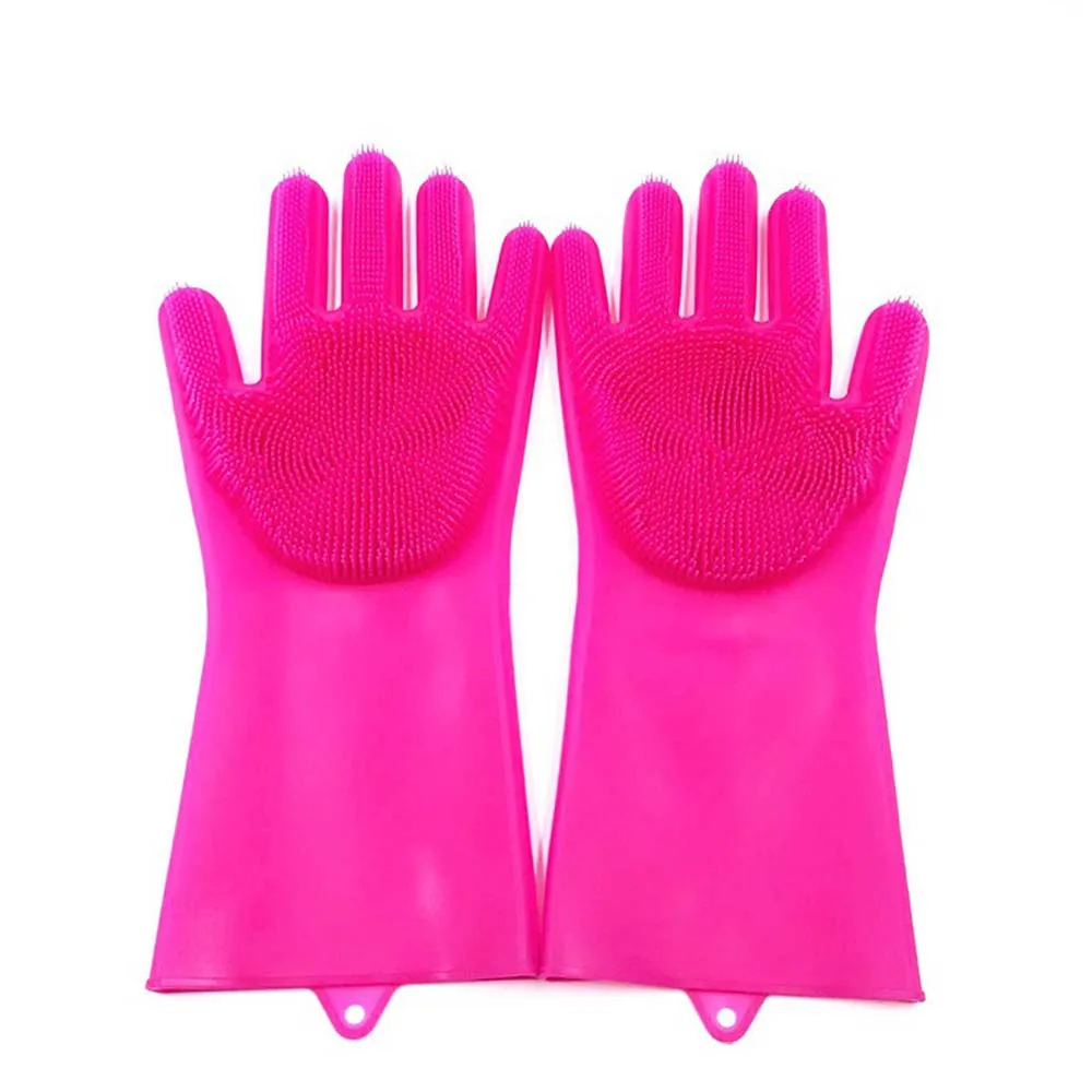 1 пара перчатки для мытья посуды силиконовые работы по дому изолированные