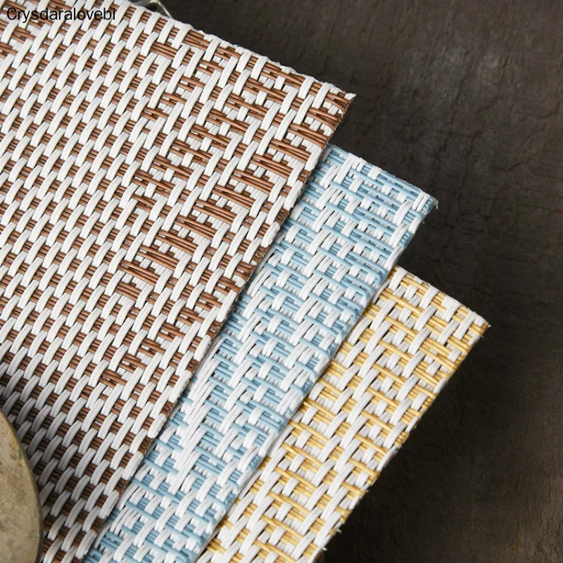 

4PCS/Lot PVC Table Napkin Tableware Mats Pads Kitchen Table Mats Decorative PVC Placemats for Dining Table Heat Insulation