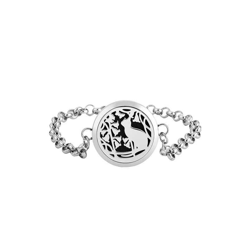 Магнитный браслет духи из нержавеющей стали с диффузором эфирного масла Sweetvally