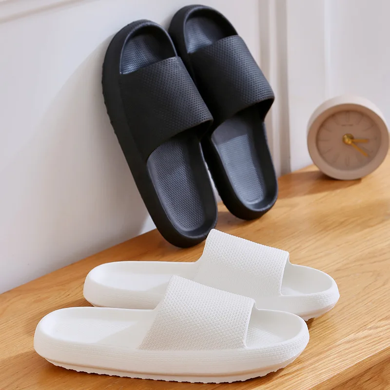

Cloud Slippers Thick Platform Bathroom Home Slippers Women Soft Sole EVA Indoor Slides Woman Sandals Summer Non-slip Flip Flops