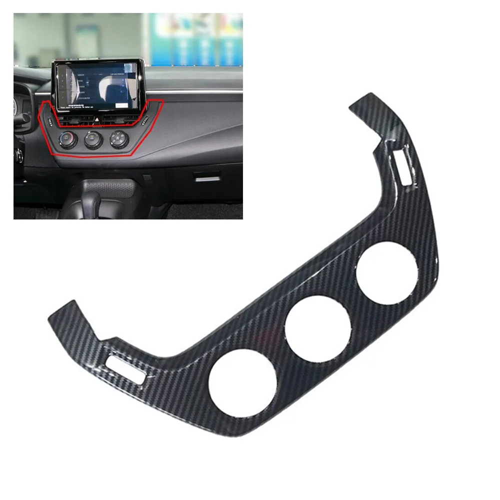 

For Toyota Corolla 2019-2021 Accessories Interior Trim Car Air Conditioning Switch Panel Cover Sticker Trim