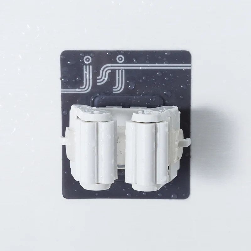 1 шт. настенный держатель для швабры без следов|Подставки хранения и стеллажи| |