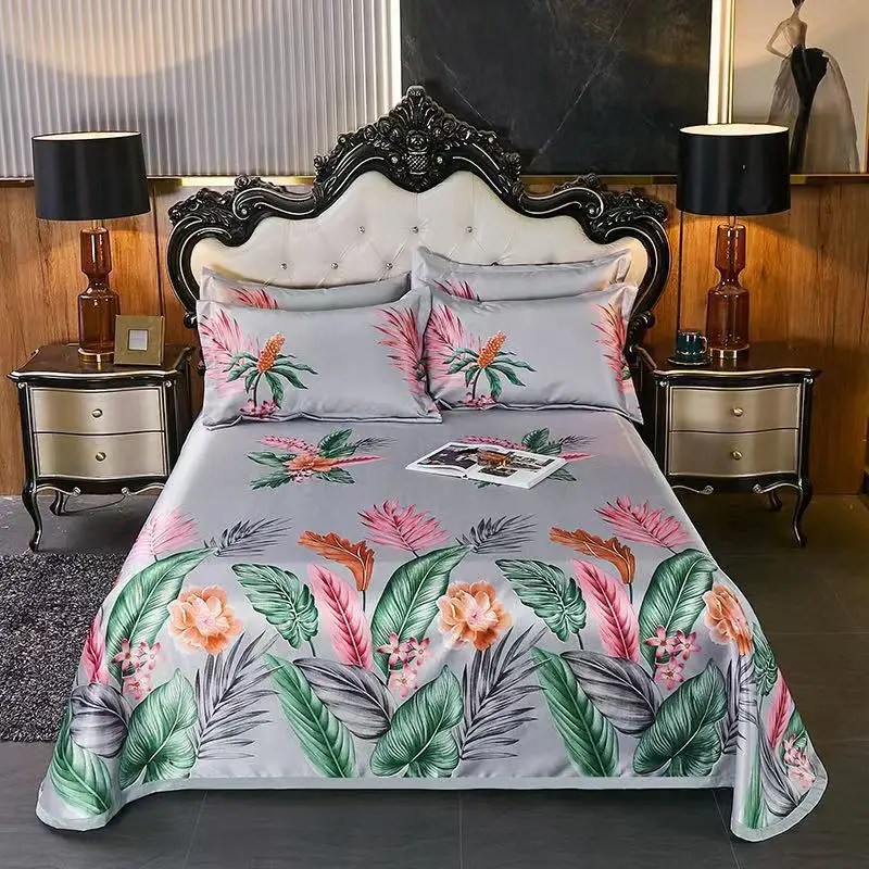 Комплект летнего постельного белья из 3 предметов роскошный коврик вискозы 1