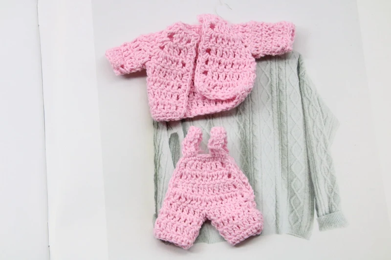 4 шт. Мини вязание одежды DIY кукла декоративные принадлежности мобильный телефон оболочки аксессуары детские декоративные шпильки для волос материал