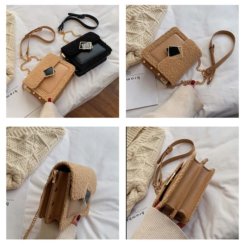 Женские сумки через плечо с цепочкой из искусственной кожи 2019 маленькая сумка