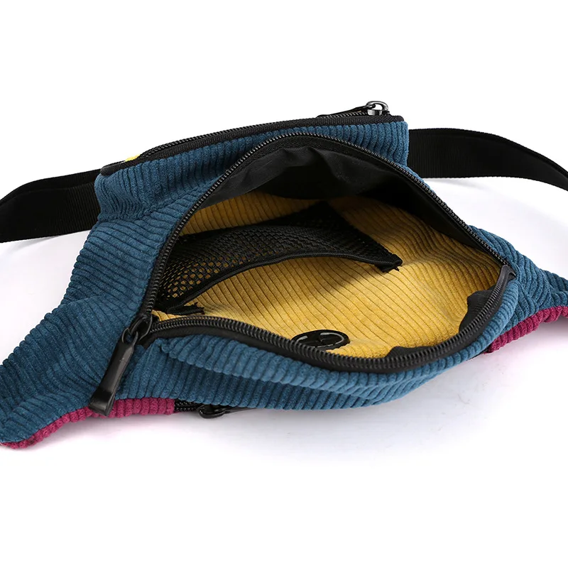 Сумка женская на пояс из вельвета с отделениями для ношения 2019 | Багаж и сумки