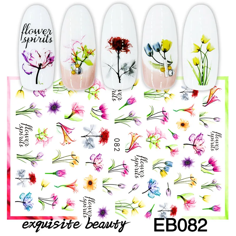 

3D Stickers for Nails Sweet Lover Valentine's Day Nail Sticker Foil Adhesive Decals Nail Art Decorations Manicure Accessories