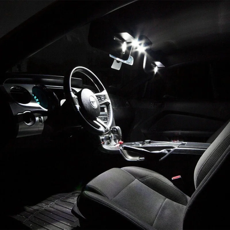 Лампа Canbus для салона автомобиля светодиодсветодиодный белая ледяная Ford Escape Map