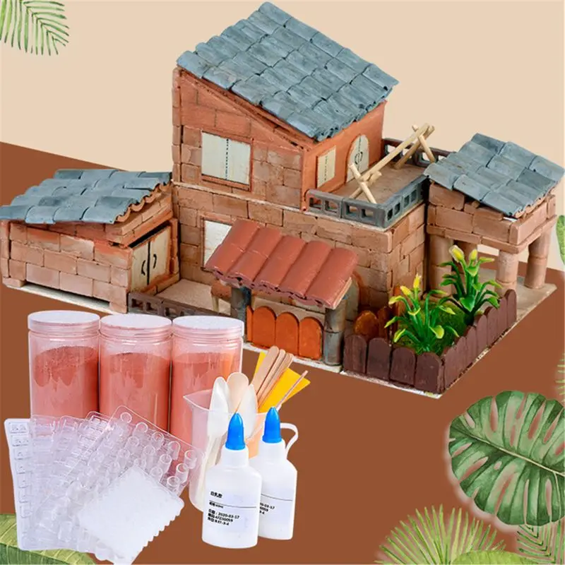 1/16 Miniature Simulation Brick DIY Kit Sand Table Diorama Landscape Scenery | Игрушки и хобби