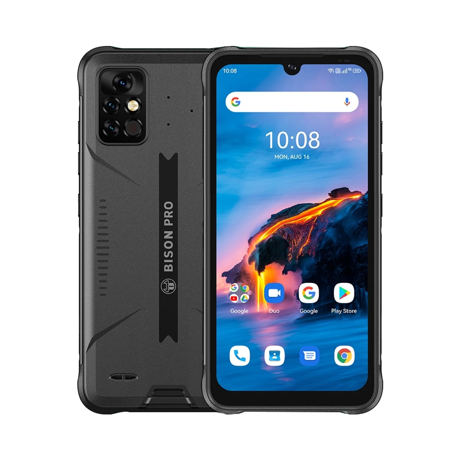 Смартфон UMIDIGI BISON Pro 4 + 128 ГБ IP68/IP69K упрочненный 6 3 дюйма FHD Helio G80 Android 11 | Мобильные