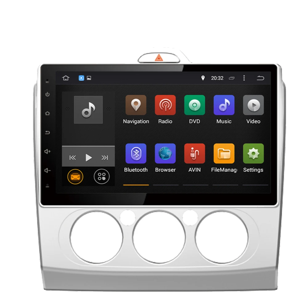 

Android 11 .0 Car GPS Navigation For FORD FOCUS/MONDEO/S-MAX/CONNECT 2005-2007 Manual A/C Car Radio Stereo