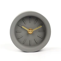 nordic concrete clock mold silicone cement alarm clock handmade ornaments mould