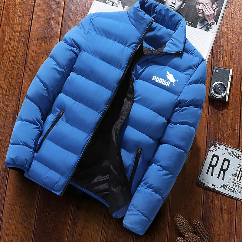 

Men's winter jacket, leisure coat, windbreaker, zipper shirt, outdoor mountaineering coat, cotton padded jacket, 2021