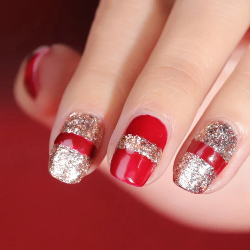 6 мл Лак для ногтей с блестками клей маникюра Клей фототерапии|Лак ногтей| |