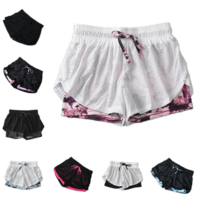 Женские спортивные шорты для йоги тренажерного зала фитнеса тренировок