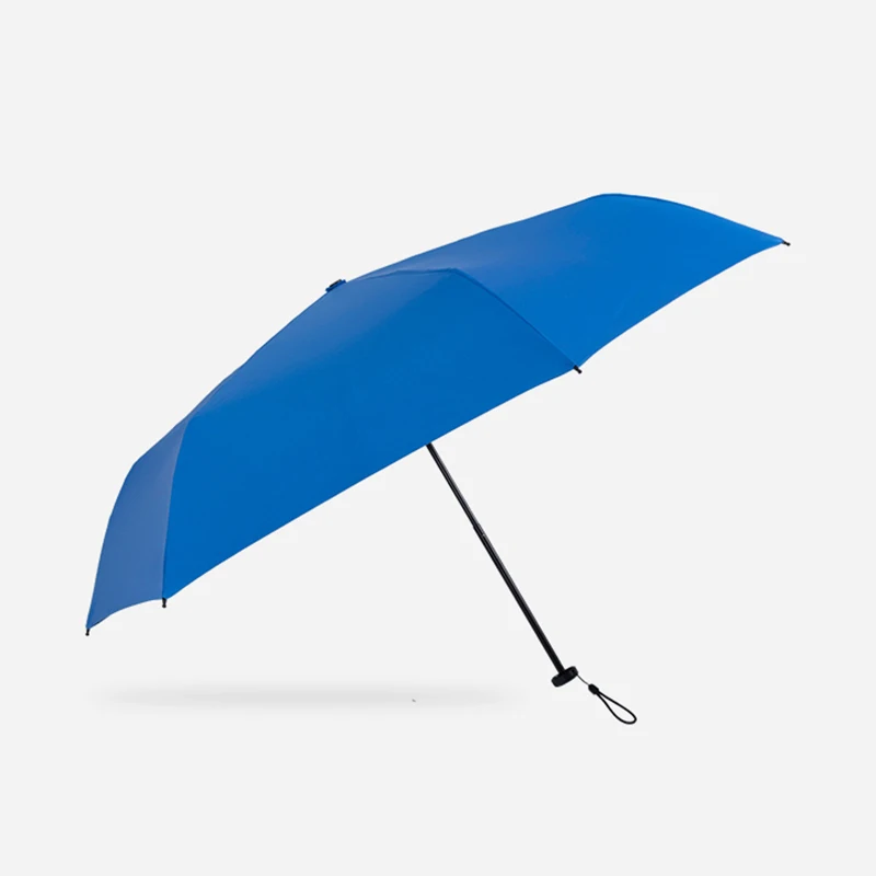 Blue Парашютный зонт от солнца, ультра-светильник, 160 г, складной зонтик для дождя, женский ветрозащитный солнцезащитный крем, анти-УФ, 6K светильник, портативный зонтик для девочек - Цвет: Blue