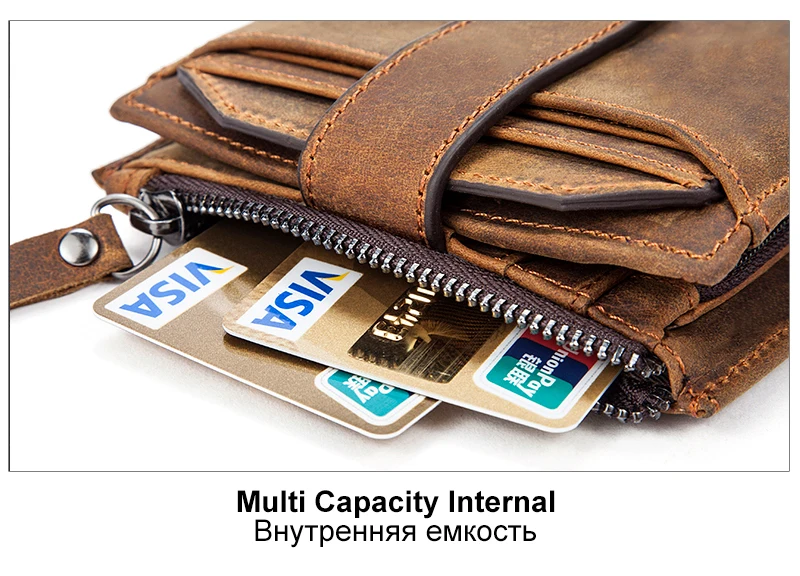 Westal кошелек мужской rfid кошелек из натуральной кожи для мужчин Винтажный Мужской кошелек/клатч короткий кошелек для денег держатель для карт с подарочной коробкой 8929
